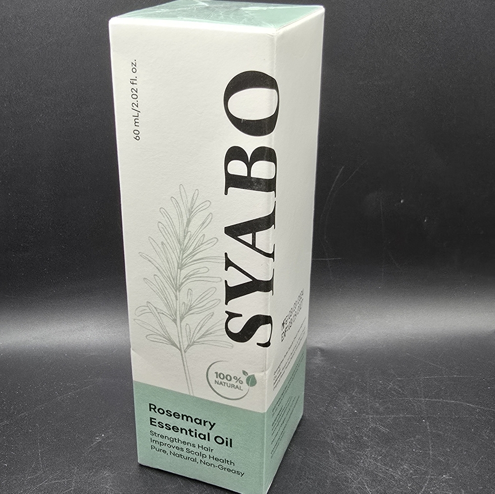 NEW Syabo Rosemary Essential Oil For Hair Care, Hair Oiling Nourish Dry Scalp